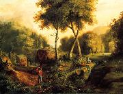 Thomas Cole Landscape1825 oil painting on canvas